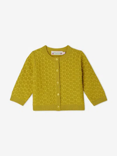 Bonpoint Kids'  Baby Girls Garancia Cardigan In Yellow