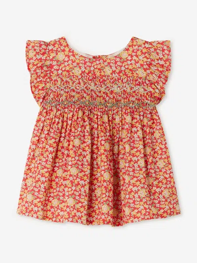 Bonpoint Baby Girls Naomie Blouse In Red