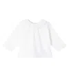 Bonpoint Baby Joliette Cotton Top In White