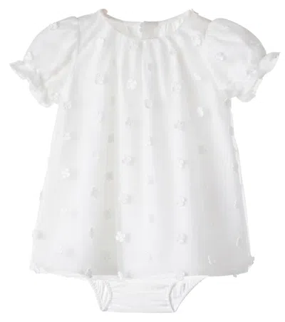 Bonpoint Baby Lelisa Dress And Bloomers Set In White