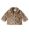 Bonpoint Baby Leopard-print Faux Fur Quilted Coat In Brown