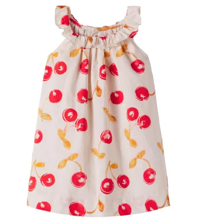 Bonpoint Baby Niniki Printed Cotton Dress In White