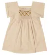 Bonpoint Baby Pais Cotton And Wool Dress In Ficelle