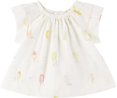 Bonpoint Baby White Alisia Blouse In 604 Im Ivoire