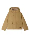 Bonpoint Baldwin Hooded Parka In Brown