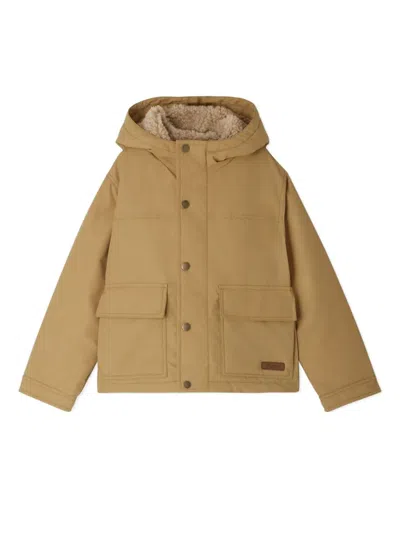 Bonpoint Kids' Baldwin Hooded Parka In Brown