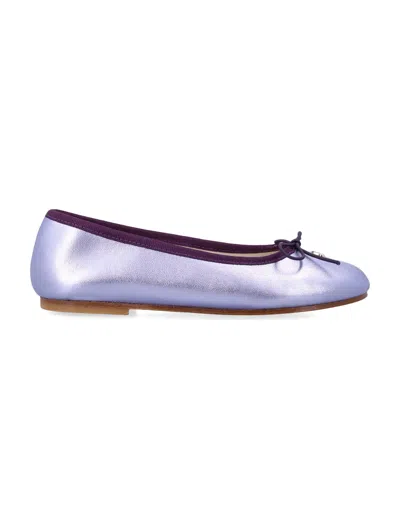BONPOINT BONPOINT LISA IRIDESCENT LEATHER BALLERINAS