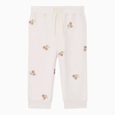 Bonpoint Bambo Cotton Sweatpants Powder Pink