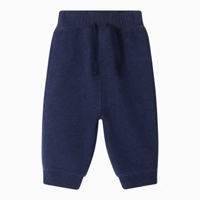 BONPOINT BAMBO INDIGO BLUE COTTON JOGGING TROUSERS