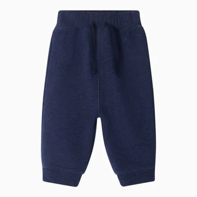 Bonpoint Bambo Indigo Blue Cotton Jogging Trousers