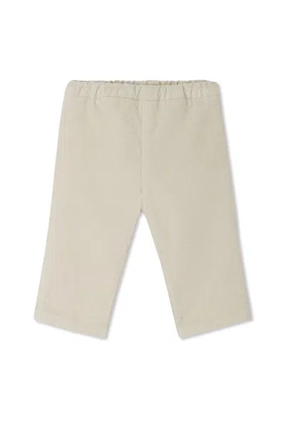 Bonpoint Kids' Bandy Straight-leg Corduroy Trousers In Beige
