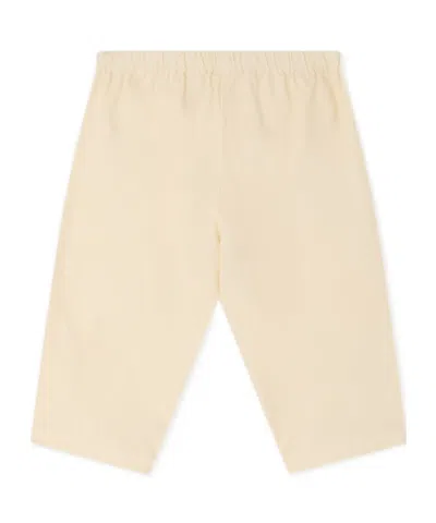 Bonpoint Kids' Bandy Trousers In Organic Cotton In Neutral
