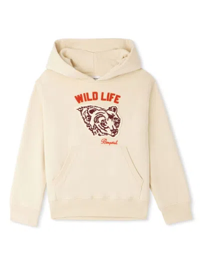 Bonpoint Kids' Barack Organic-cotton Hood In Neutrals