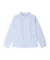 Bonpoint Basiline Cotton Shirt In Blue