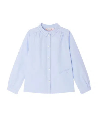 BONPOINT BONPOINT BASILINE AMOUR TOUJOURS EMBROIDERED BLOUSE