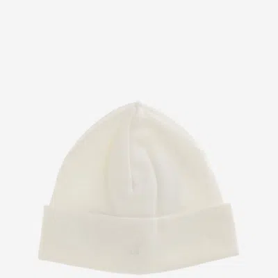 Bonpoint Beige Cotton Beanie With Logo
