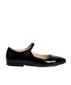 Bonpoint Belinda Pointed-toe Leather Ballerinas In Black