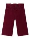 Bonpoint Bellino Corduroy Patch-pocket Trousers In Brown