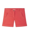 Bonpoint Belt-loop Denim Shorts In Red