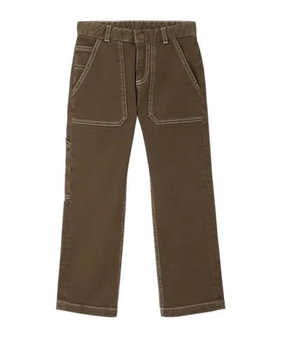 Bonpoint Belt-loop Overalls In Brown