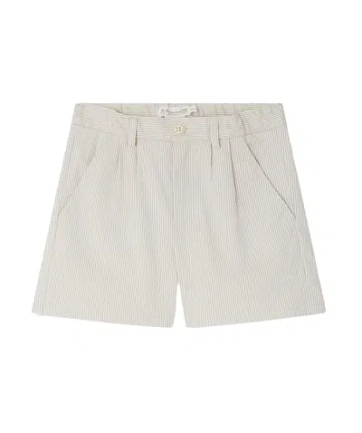 Bonpoint Kids' Belt-loop Shorts In White