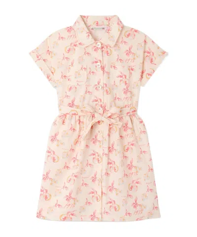 Bonpoint Short-sleeved Dress In Multi