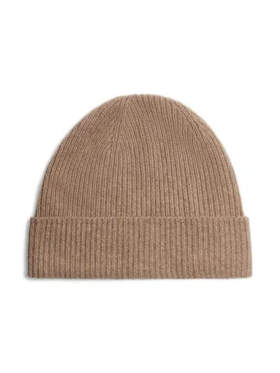 Bonpoint Kids' Benny Ribbed-knit Beanie In Brown