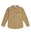 Bonpoint Berlin Cotton Corduroy Shirt In Brown