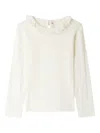 Bonpoint Bess Ruffled-trim T-shirt In White