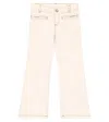 Bonpoint Bestie Flared Jeans In Ecru