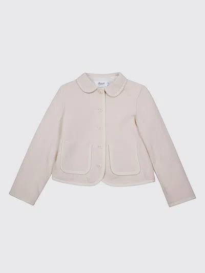 Bonpoint Blazer  Kids Color Ecru In Pink