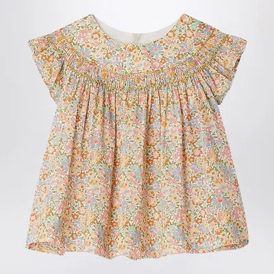 Bonpoint Blouse Eliotine Pink In Liberty Fabric