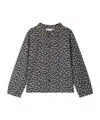 Bonpoint Jacinthe Cherry-print Shirt In Blue