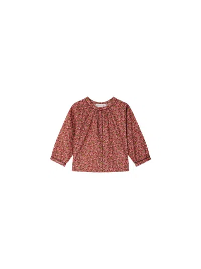 Bonpoint Organic Cotton Blouse For Kids In Multi