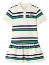 BONPOINT BLUE DAMIA COTTON POLO DRESS