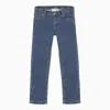 Bonpoint Blue Denim Regular Jeans In Blue