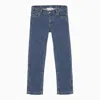Bonpoint Blue Denim Regular Jeans In Blue