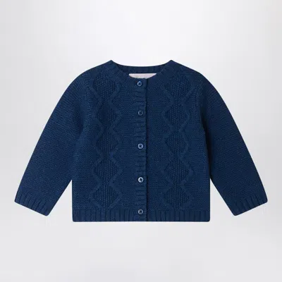 Bonpoint Blue Wool Taha Cardigan