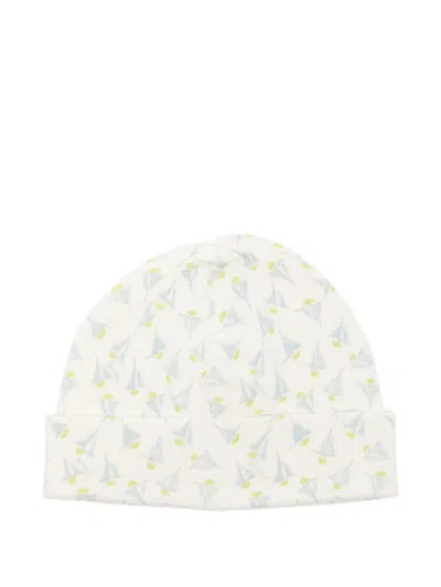 Bonpoint Boat-print Baby Hat In White