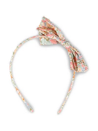 Bonpoint Kids' Bow-embellished Headband In White