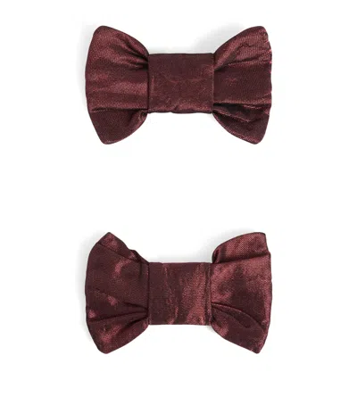 BONPOINT BOW HAIR CLIPS