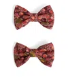 Bonpoint Tutu Hair Clip (set Of Two) In Red