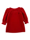 Bonpoint Bow Ruffled Dress In Red