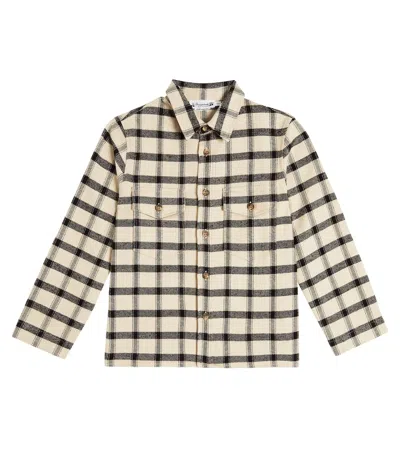 Bonpoint Kids' Boy Cotton Shirt In Multicoloured