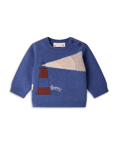 Bonpoint Boys' Almire Pullover Wool Sweater - Little Kid In Blue