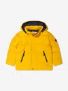 BONPOINT BOYS BARRY HOODED PUFFER JACKET 6 YRS YELLOW