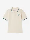 Bonpoint Logo-embroidered Polo Shirt In Ivory