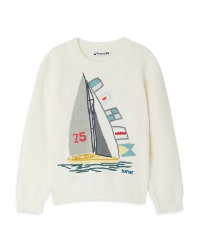 Bonpoint Boys' Elder Pullover Sweater - Little Kid, Big Kid In White