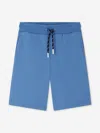 Bonpoint Eric Cotton Shorts In Blue