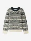 Bonpoint Boys Jasiel Wool Knit Jumper In Multi